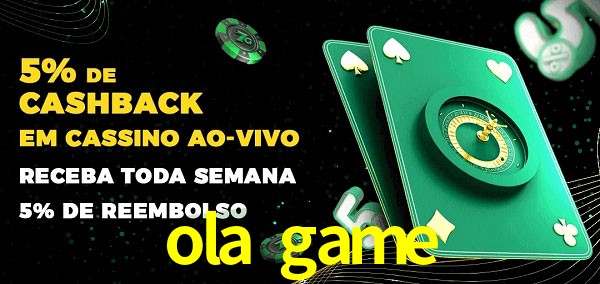Promoções do cassino ao Vivo ola game